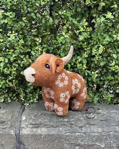 Hewie Den afrikanske blomster Highland-kuen - selina page