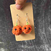 Halloween Pumpkin Earrings pattern 