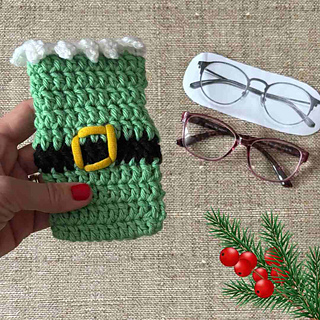 Festive Elf Eyeglasses Case Crochet Pattern for Beginners