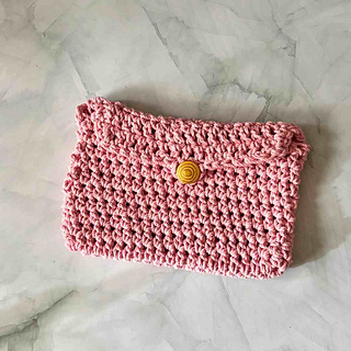 simple clutch bag crochet pattern easy