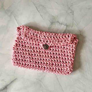simple clutch bag crochet pattern easy