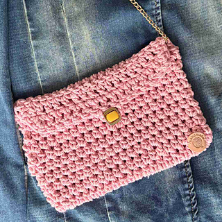 simple clutch bag crochet pattern for beginners