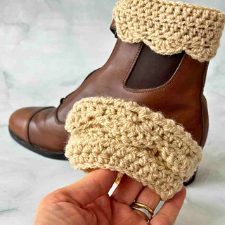 crochet boot cuffs pattern for beginners