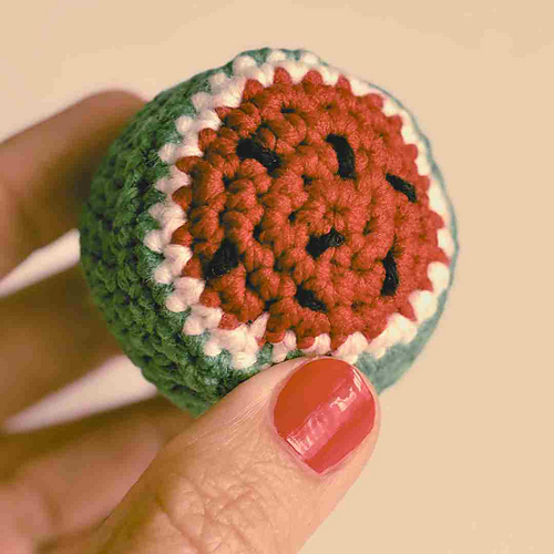 Watermelon Footbag Hacky Sack