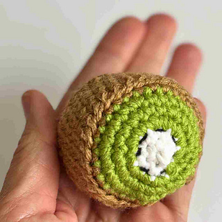 Kiwi Hacky Sack Crochet Pattern