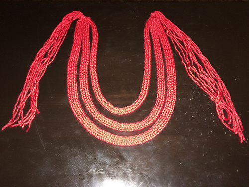 I-Cord Necklace: Triplet Strands photo 5