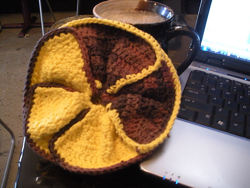 Pansy Potholder photo 3