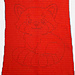 Bonnie Heurer: Red Heart Soft Yarn, G hook.  
37in x 32in