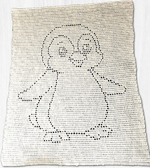 Kelly Fazekas: We Love Yarn Megaball, 1117 yards. Hook H8/5mm. 
Size 42" x 35"