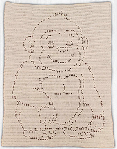 Bonnie Heurer:
Bernat Baby Sport, Hook size G, 29 1/2in x 38 1/2in