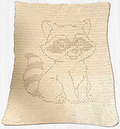 Margaret Diluzio: Sweet Delight, 3 skeins, Hook: Size 5/F, 30in x 36in