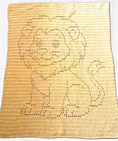 Margaret Diluzio: Yarn Bee Soft & Sleek, Hook Size G/6. 36in x 48in