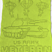 US Army Veteran Filet Blanket pattern