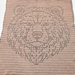 Grizzly Bear Filet Blanket pattern