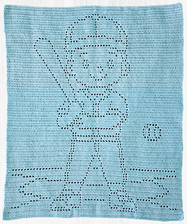 Bonnie Heurer: Bernat Baby Sport. Hook: Size G. Dimensions: 30" x 37".