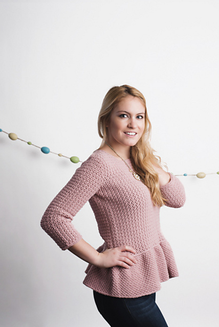 Pretty In Peplum Top