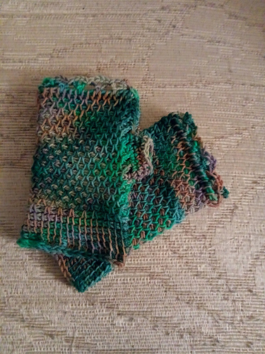 Mermaid Scale Fingerless Gloves photo 1