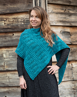 Ravelry: Rib and Lace Shawl pattern by Ewelina Murach