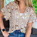 Coastal Lace Crochet Top pattern 