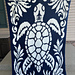 Sea Turtle Overlay Mosaic Blanket pattern 