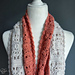 Strawberries and Cream Scarf pattern