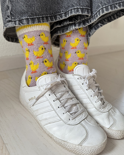 Herding Hens Sokke Sett - Stone Knits