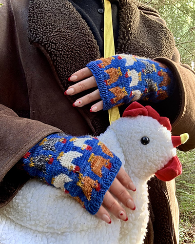 Herding Hens Mitts