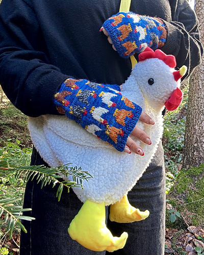 Herding Hens Mitts