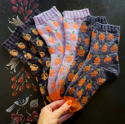 Ravelry: Just peachy pumpkin sock set pattern by Stone Knits Ravelry: Just peachy pumpkin sock set pattern by Stone Knits