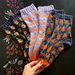 Just peachy pumpkin sock set pattern 