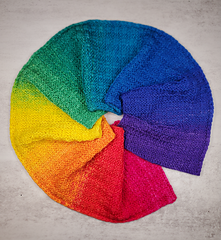 Upside Down Rainbow Scarf