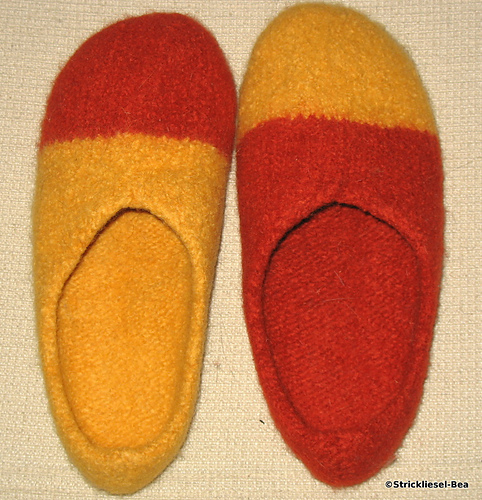 Filzpantoffler - Strickliesel-Bea