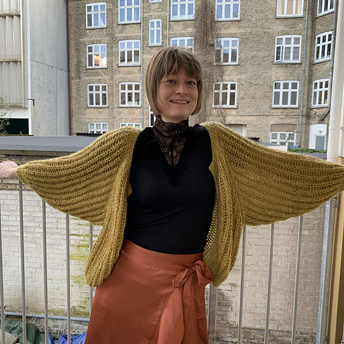 Patent Cardigan / Brioche Cardigan - KNITlig