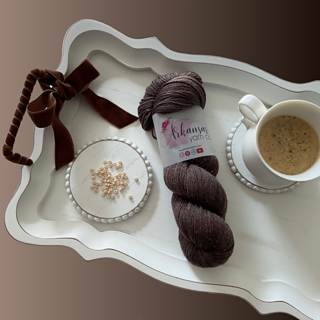 Yarn + Beads
