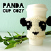 Panda cup cozy pattern 