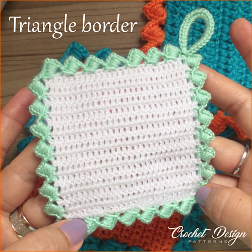 Ravelry: Triangle Border for Baby Blanket pattern by Sue Smith