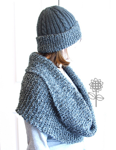 Cabled Hat & Cowl photo 1
