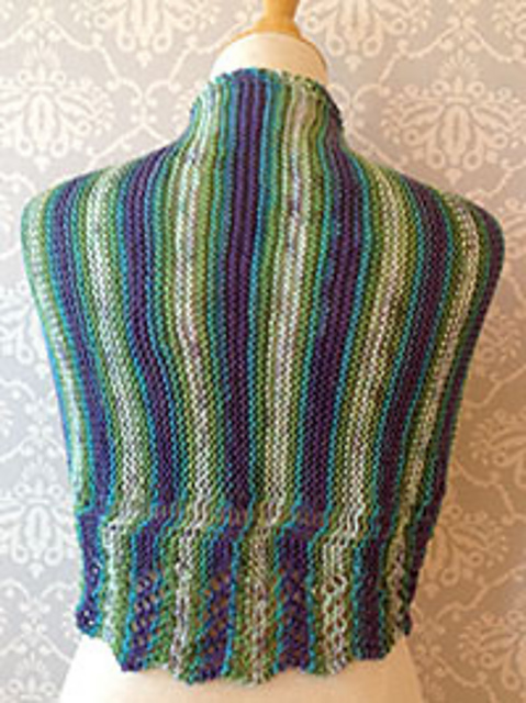 ravelry easy knit shawl