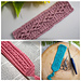Cabled Bookmarks pattern 