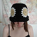 crochet square flower hat pattern 