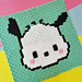 Pochacco Pixel Party pattern 