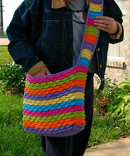 Spring Petals Messenger Tote photo 1