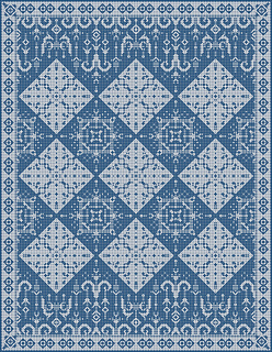 Interlocking filet crochet WS
