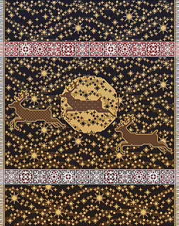 overlay mosaic crochet, main panel only