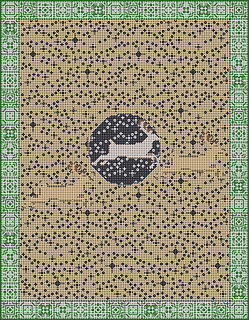 interlocking filet crochet, WS