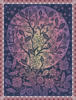 Rectangular in the round. Be careful when choosing gradient yarn.
