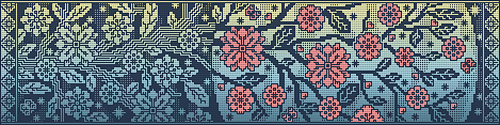 interlocking filet crochet RS
