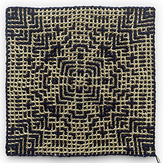Interlocking Filet Crochet - Motif 1, WS