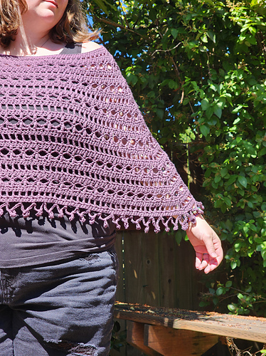 Diamond Lace Summer Poncho