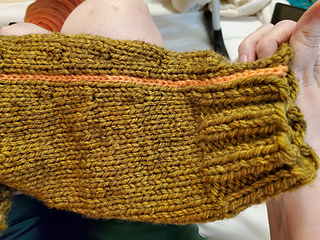 Pop of color in seam